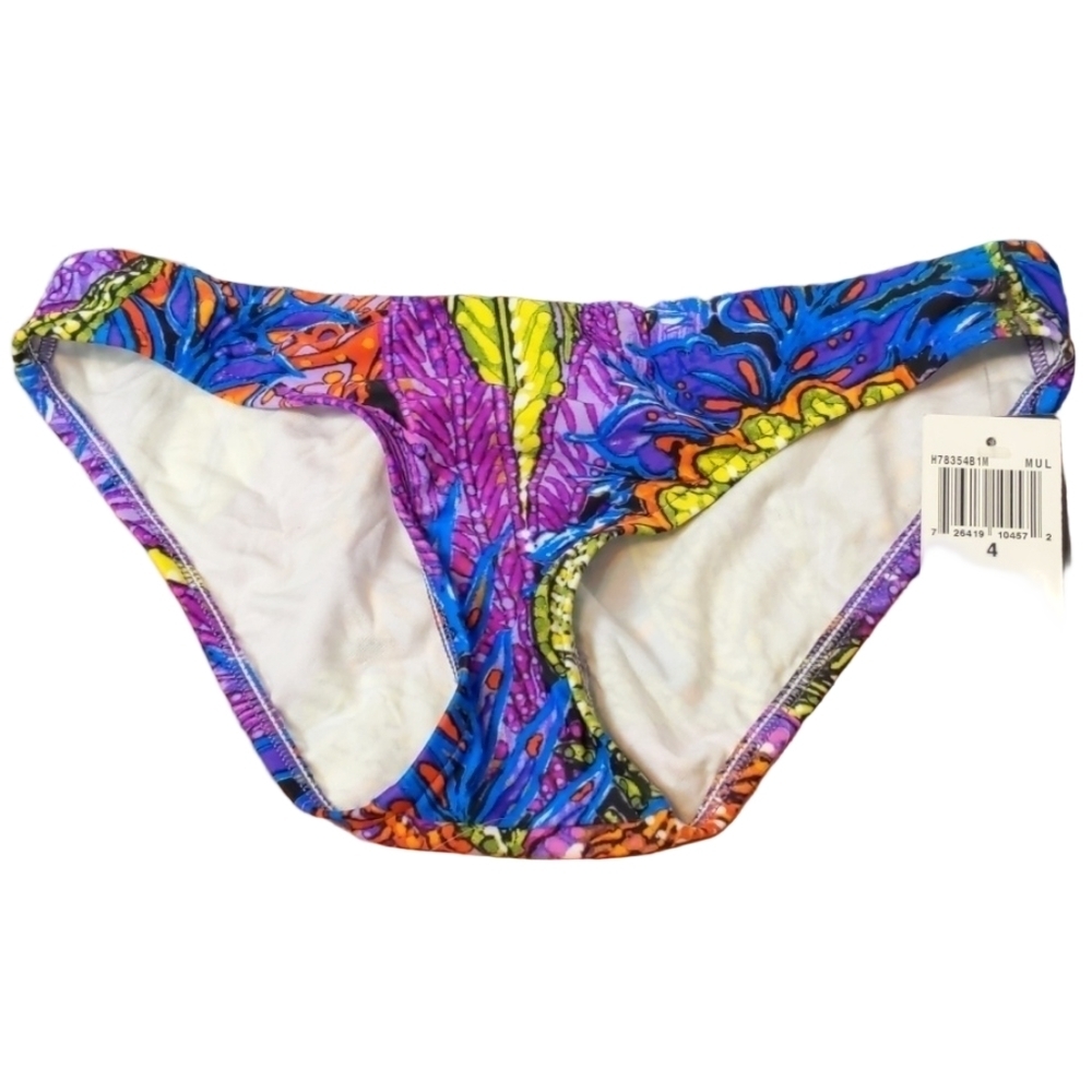 Abs multi color swim bottom size 4